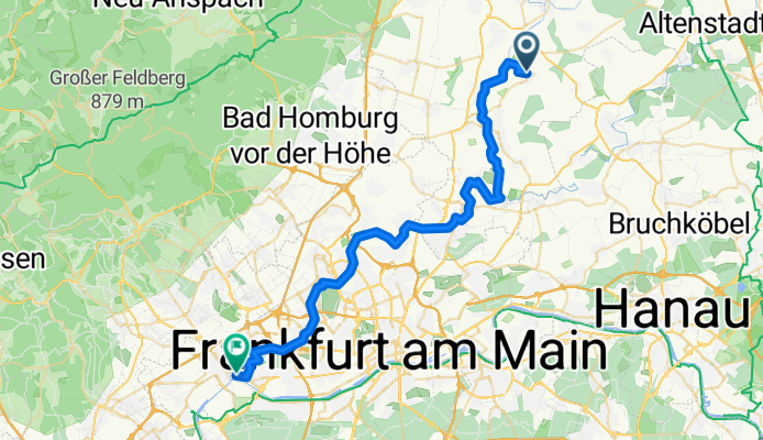 Von Karben bis Frankfurt am Main