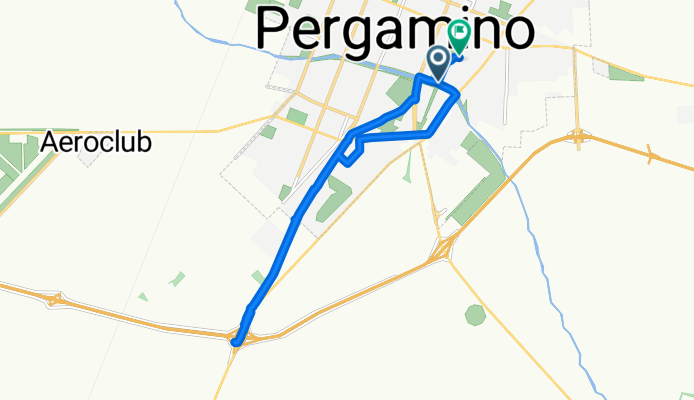 Pellegrini hasta la autopista