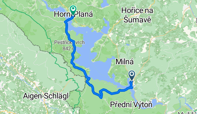 Frymburk do Horní Planá