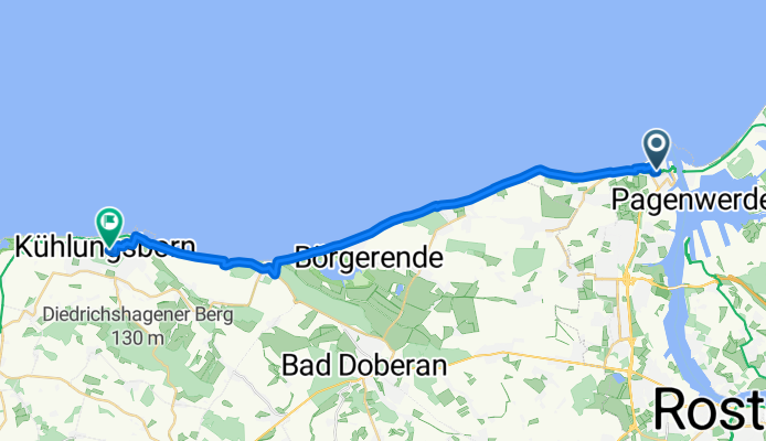 Route zu Kühlungsborn