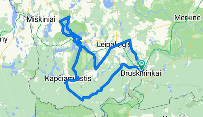 Druskininkai - Veisiejų RP - Druskininkai