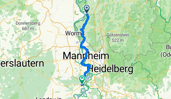 Rheinstraße nach Gilgenstraße