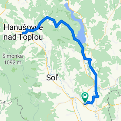 Hanusovce a spät cez domašu