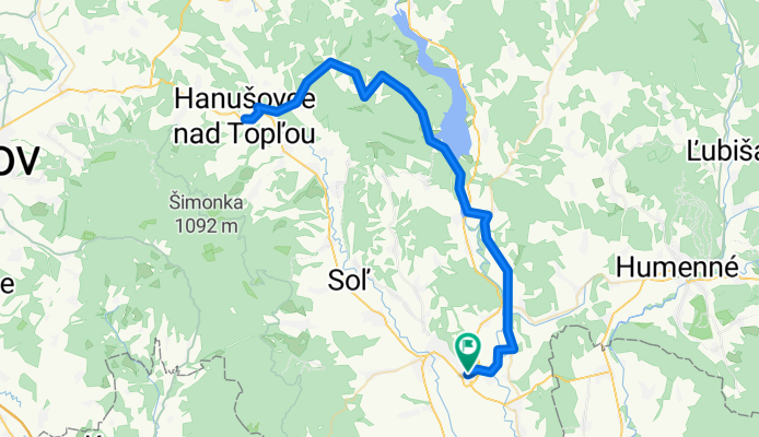 Hanusovce a spät cez domašu