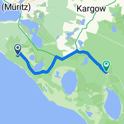 Waren (Müritz), Waren (Müritz) nach Schwarzenhof, Kargow