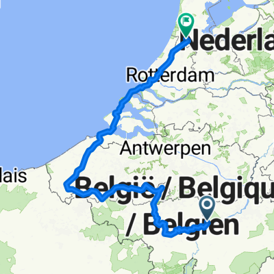 1 -  Petit-Waret to Hoofddorp 550 km