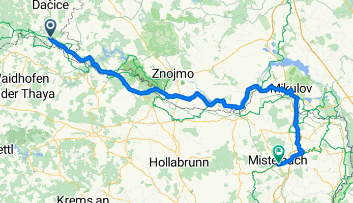 Slavonice - Mistelbach