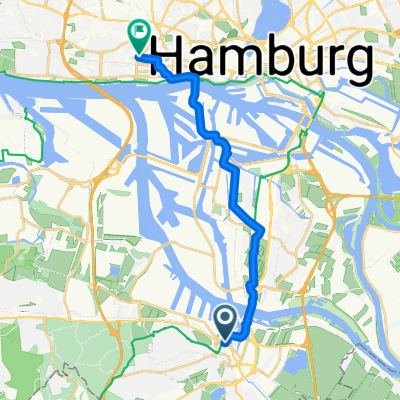 Route to Hamburg-Altona