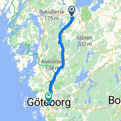 Kiselvägen, Trollhättan to Centrum, Göteborg