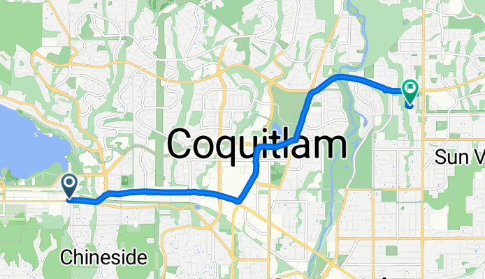 St Johns St, Port Moody to Hollybrook St, Coquitlam