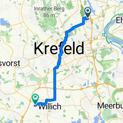 Bruchhöfe, Krefeld nach Siemensring, Willich