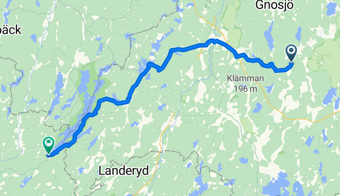 Kyrkvägen, Kulltorp to Kapellvägen, Fegen