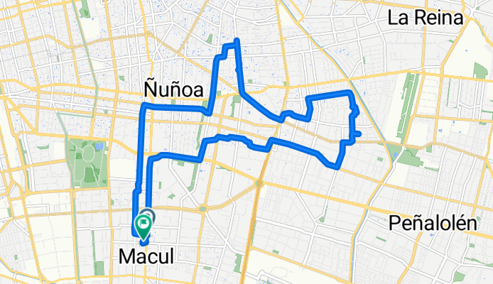 Los Olmos, Macul to Los Olmos, Macul