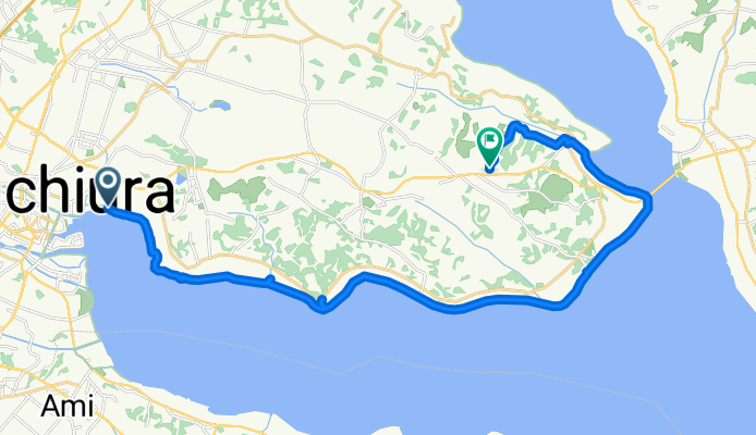 つくば霞ヶ浦りんりんロード, 土浦市へ岩坪, かすみがうら市