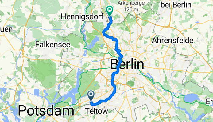 Singener Weg, Berlin nach Schönfließer Straße, Glienicke/Nordbahn