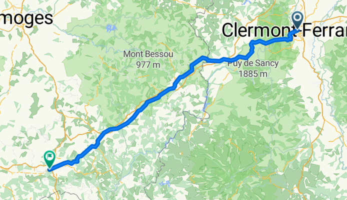 France 4 : Clermont-Ferrand - Brive-la-Gaillarde