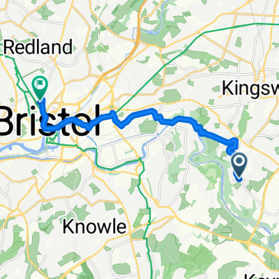 Hesding Close, Bristol to Southwell Street, Bristol