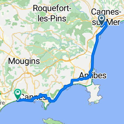 Von Cagnes-sur-Mer bis Cannes