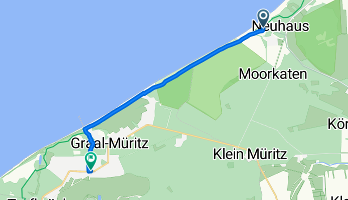 Birkenallee, Dierhagen nach Graal-Müritz
