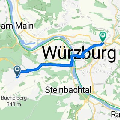 Hauptstraße, Höchberg a Nürnberger Straße, Wurtzburgo