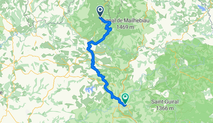 From Laguiole to Saint-Chély-d'Aubrac