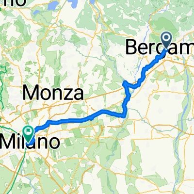 Von Bergamo bis Mailand