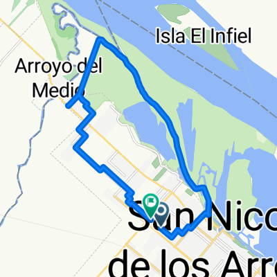 Route in San Nicolás