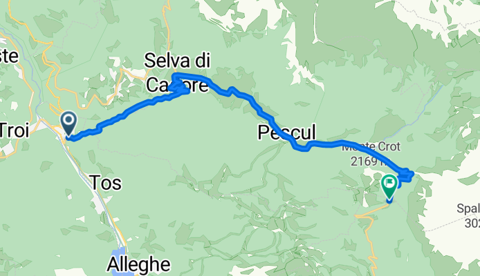 From Alleghe to Val di Zoldo
