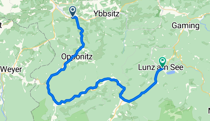 Von Waidhofen ( Fa.Bene ) bis Lunz am See und retour