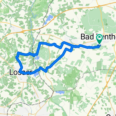 Bad Bentheim nach Gildehaus nach Losser und zurück über Bardel