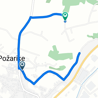 Ulica Požaričkih Branilaca, Gradačac to Gradačac