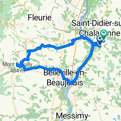 Montee du Cerisier nach Chemin des Rollets