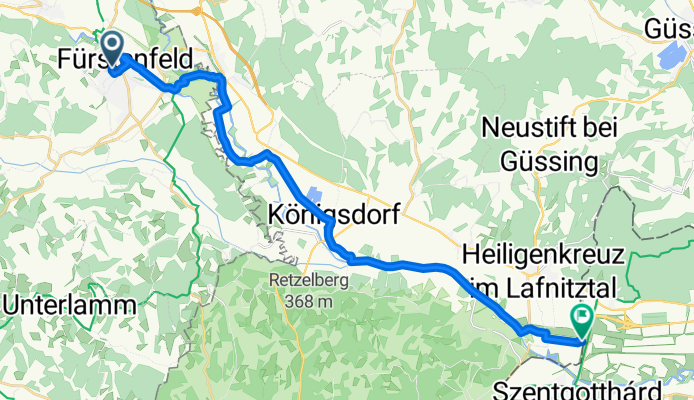 From Fürstenfeld to Szentgotthárd