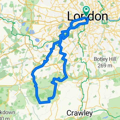London to Box Hill