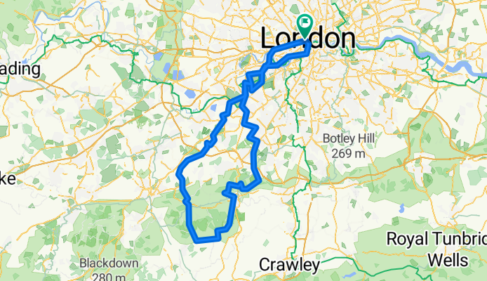 London to Box Hill