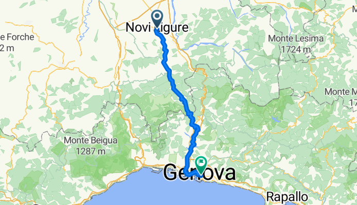 Von Novi Ligure bis Genua