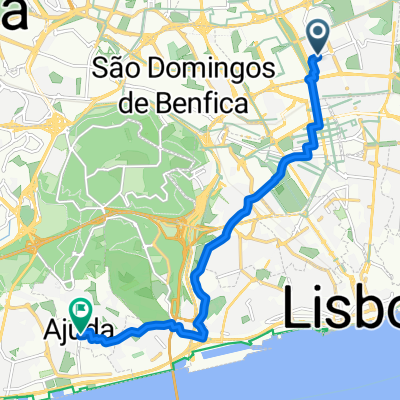 Rua Alberto de Oliveira to Rua Soldado António da Costa 7A