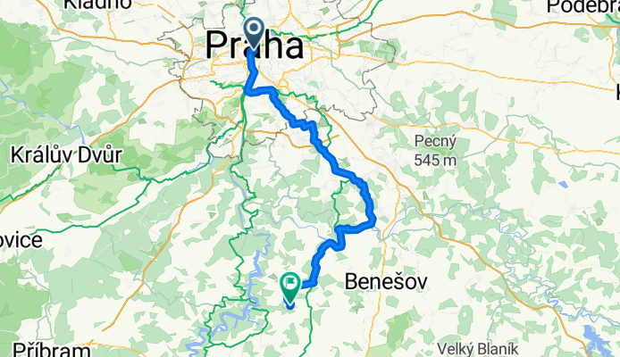 Prag - Týnec nad Sázavou