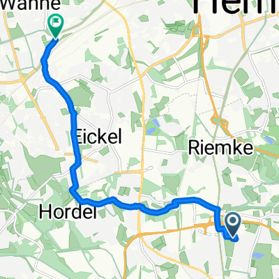 Agnesstraße, Bochum nach Heinz-Rühmann-Platz, Herne