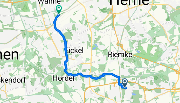 Agnesstraße, Bochum nach Heinz-Rühmann-Platz, Herne