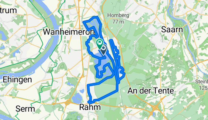 Kalkweg, Duisburg nach Kalkweg, Duisburg