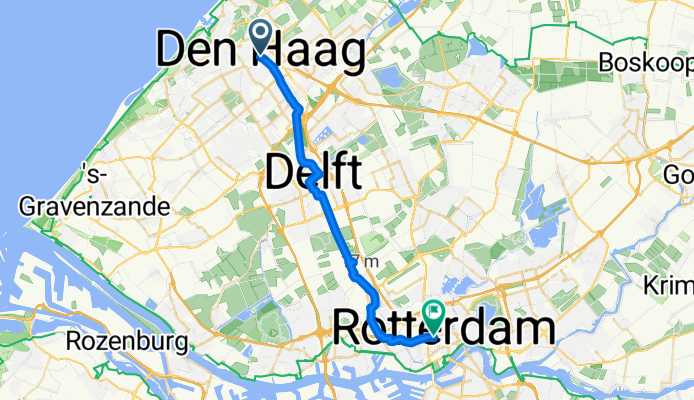 From The Hague to Rotterdam