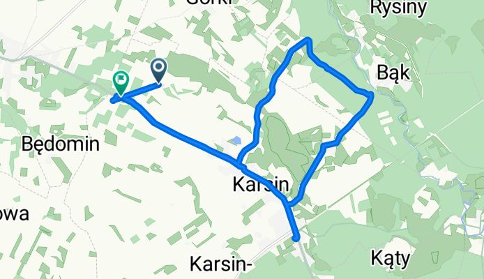 Marca do Karsin-Wybudowanie