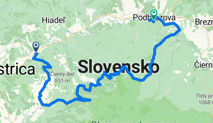 Czambelova do Podbrezová