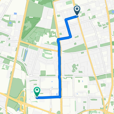al Niepodległości, Warszawa do Domaniewska, Warszawa