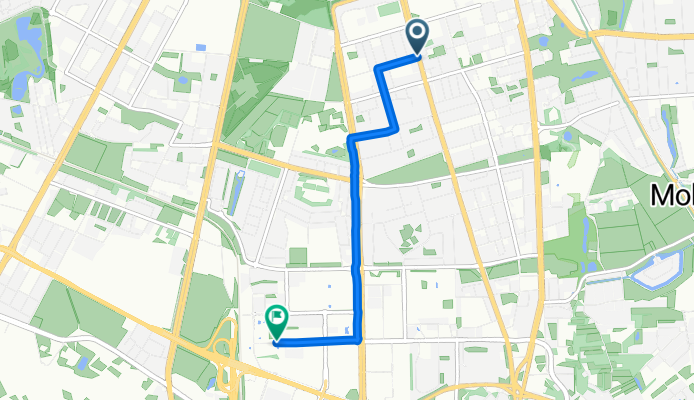 al Niepodległości, Warszawa do Domaniewska, Warszawa