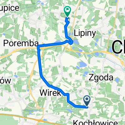 Górnośląska, Ruda Śląska do Podlas, Ruda Śląska