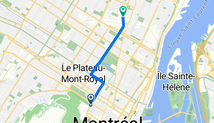 Avenue Du Parc, Montréal to Rue Sherbrooke E, Montréal