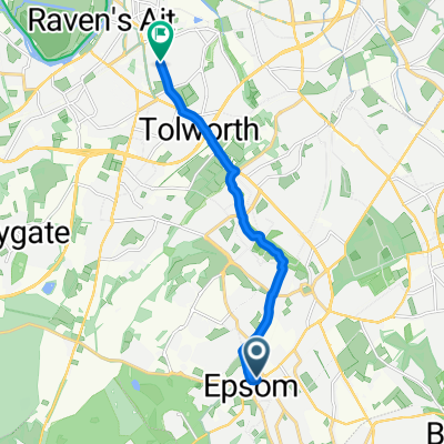 East Street, Epsom to Berrylands Road, Surbiton