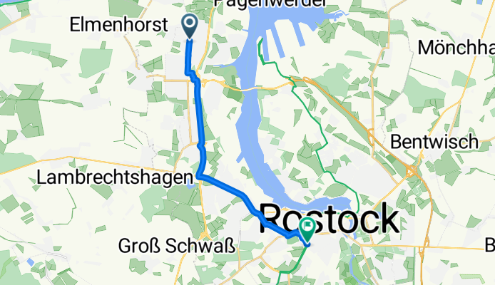Schleswiger Straße, Rostock nach Goetheplatz, Rostock